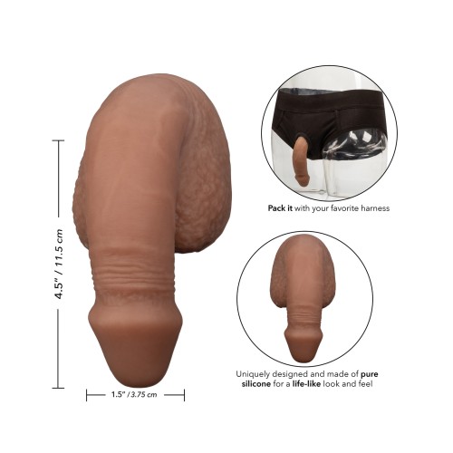 Packer Gear 5 Inch Silicone Packing Penis Brown