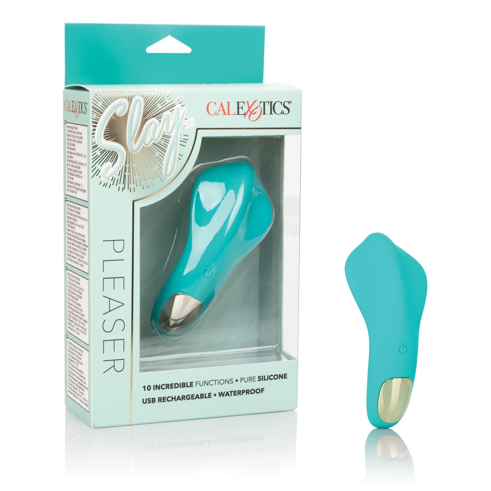 Slay Pleaser Teal Travel Massager