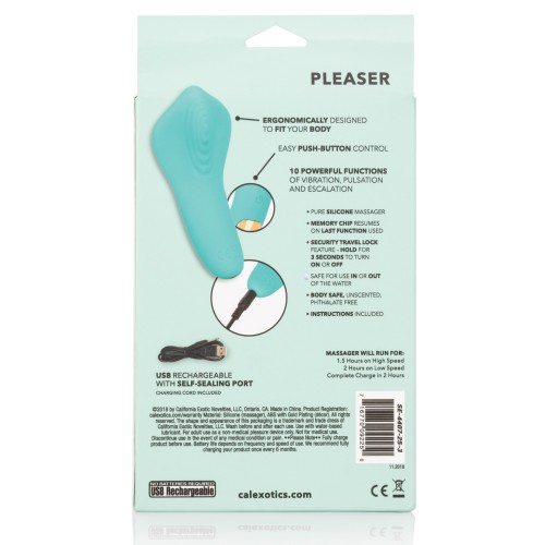 Slay Pleaser Teal Travel Massager