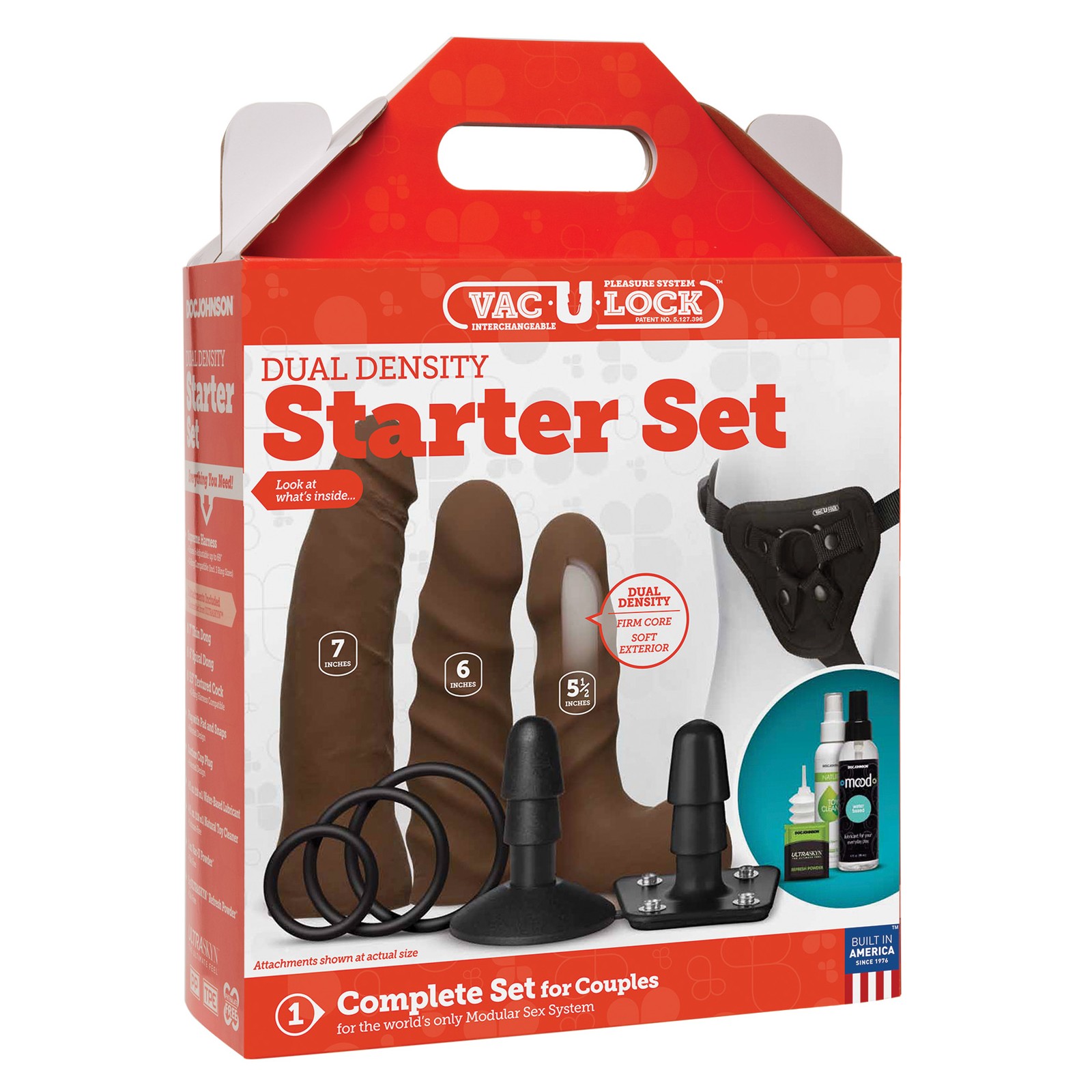 Set de Inicio Vac-U-Lock de Densidad Doble para Diversión Definitiva con Strap-On