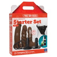 Vac-U-Lock Dual Density Starter Set for Ultimate Strap-On Fun