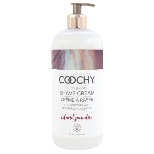 Crema de Afeitar COOCHY Isla Paraíso 32 oz - Afeitado Suave