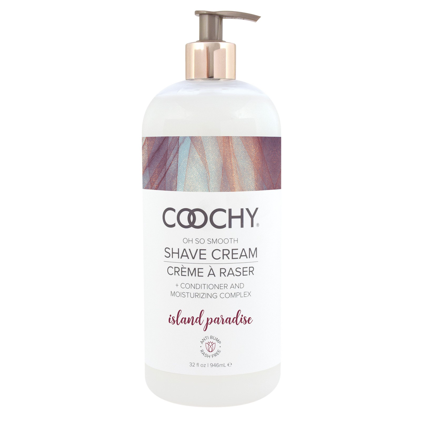 COOCHY Shave Cream Island Paradise 32 oz - Smooth Shaving