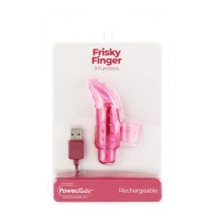 Dedo Frisky Recargable Rosa