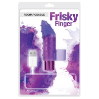 Dedo Frisky Recargable Morado