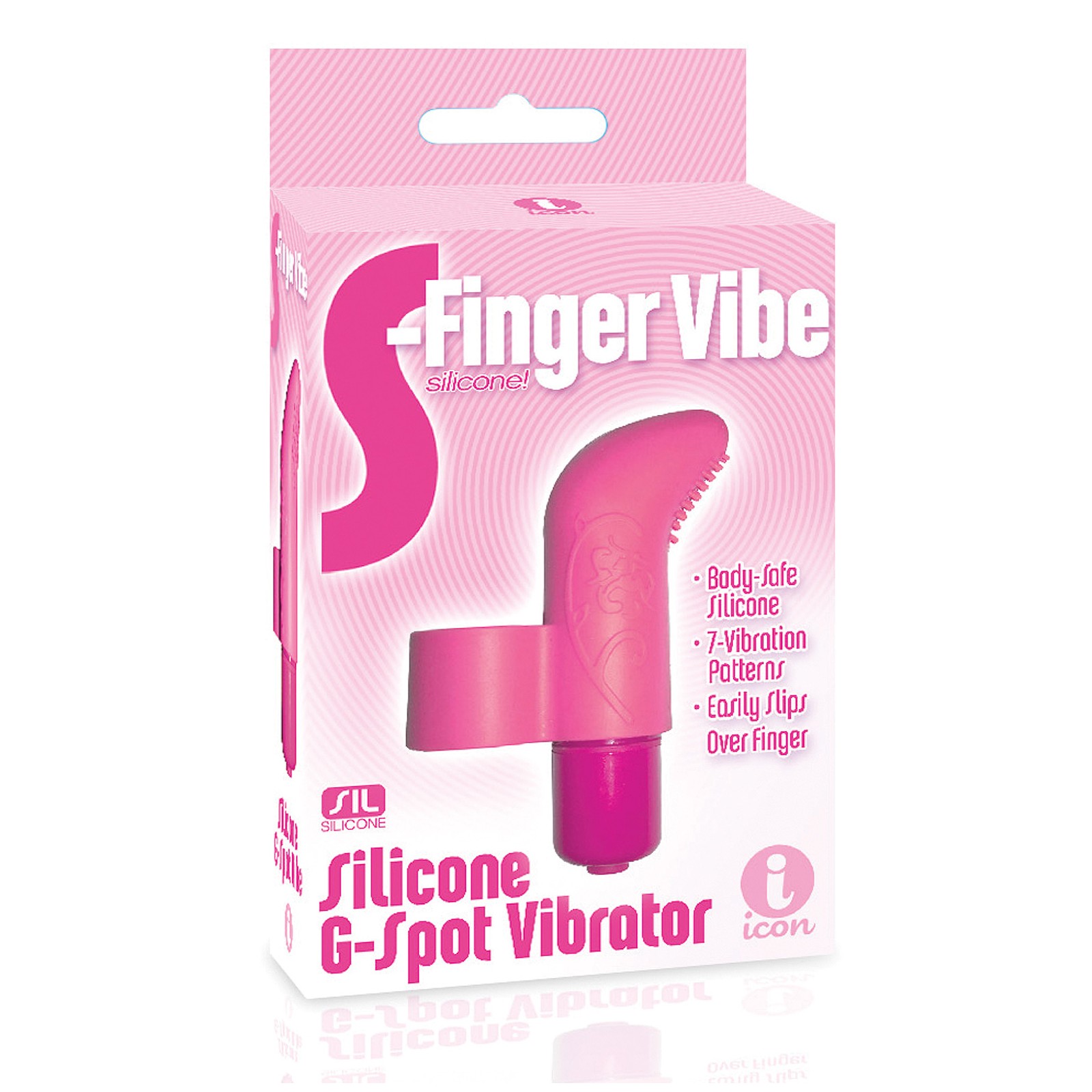 The 9's S-Finger G-Spot Vibrator - Pink