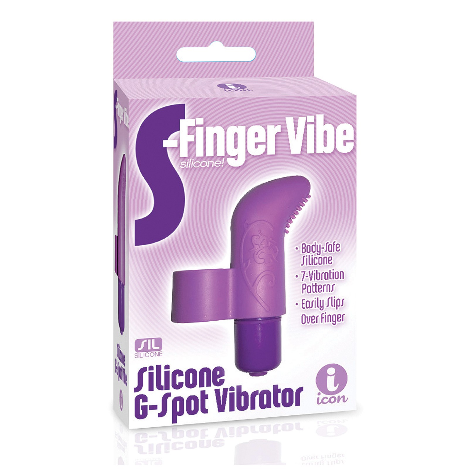 El S-Finger Vibe de 9's Púrpura - Placer Íntimo