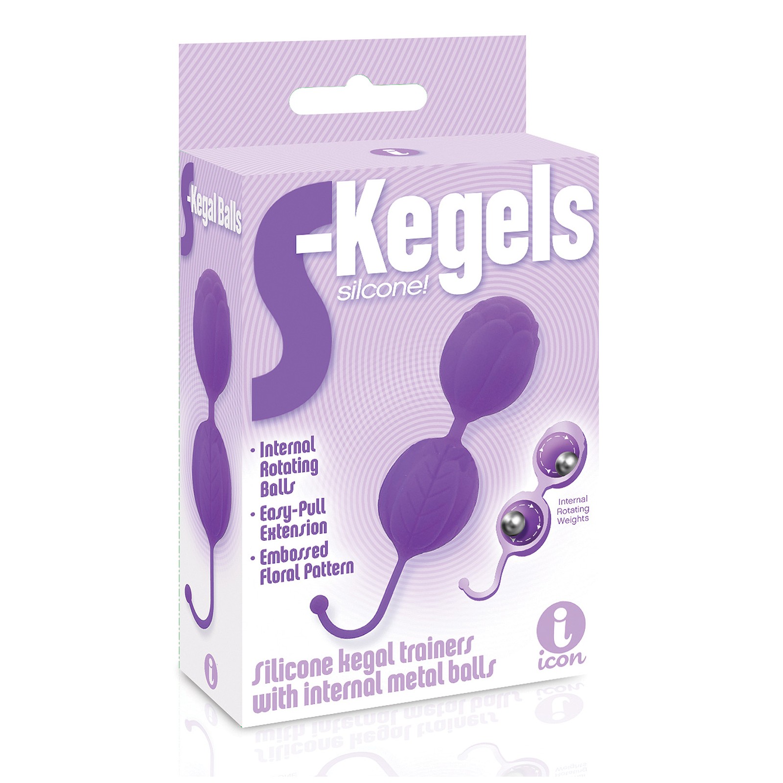 9's S-Kegels Silicone Balls Purple