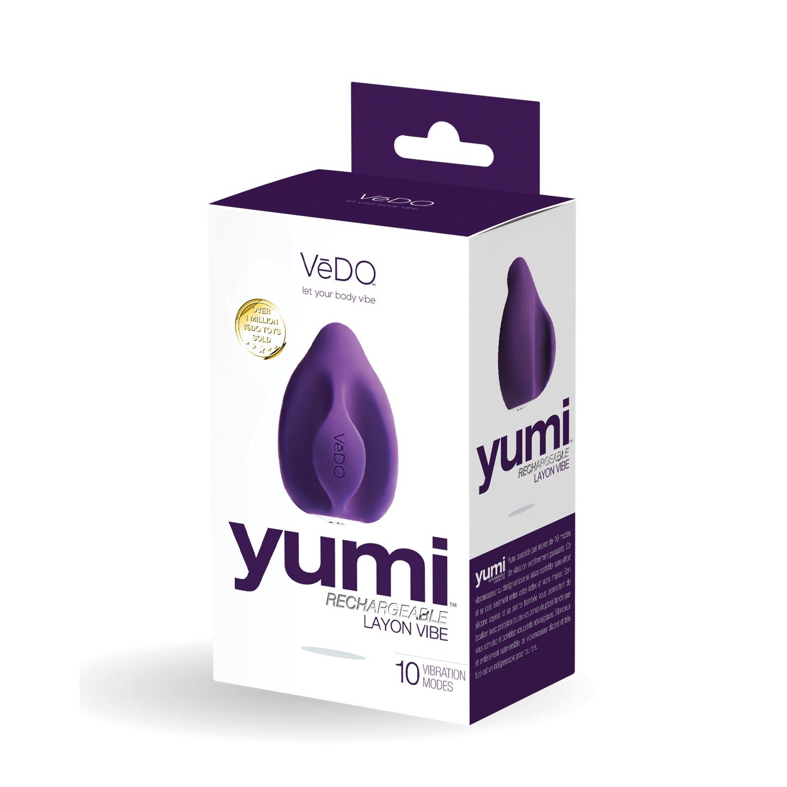 Yumi Finger Vibe - Deep Purple Silicone Massager