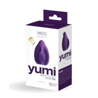 Vibrador de Dedo Yumi - Masajeador de Silicona Púrpura Profundo