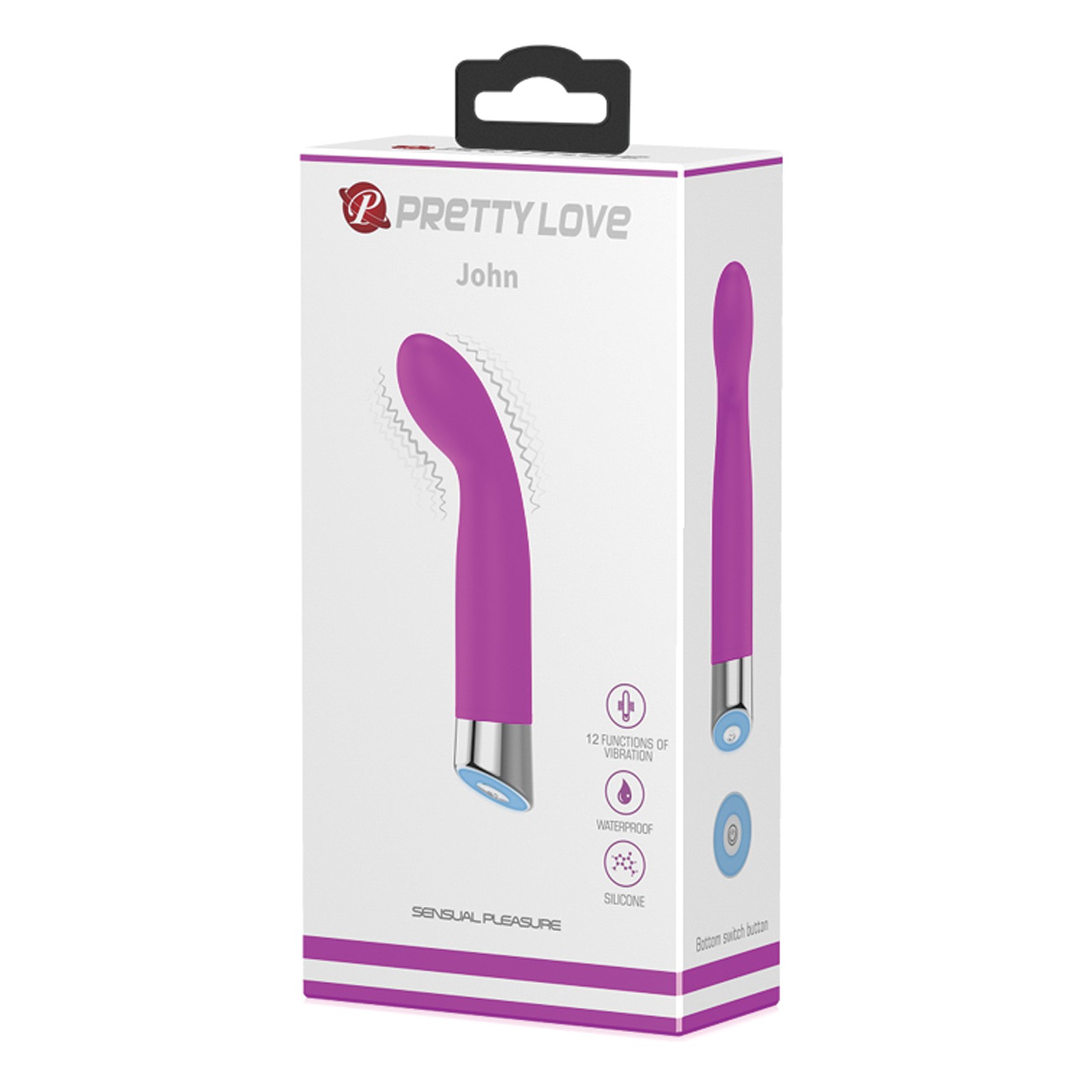 Mini Vibrador G-Spot Pretty Love John Fucsia