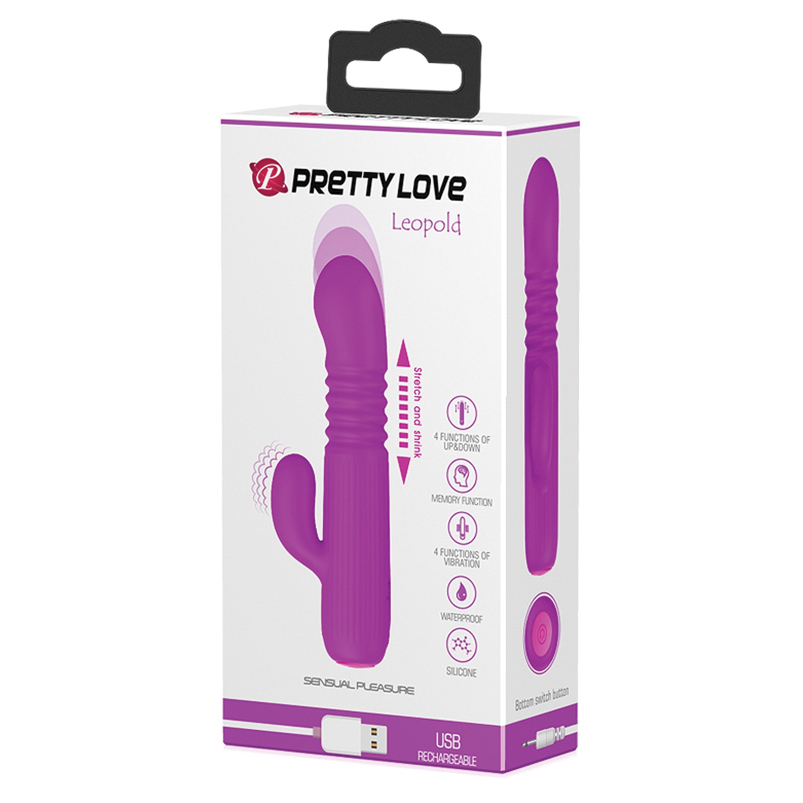 Pretty Love Leopold Mini Thruster Vibe Fuchsia - Ultimate Pleasure