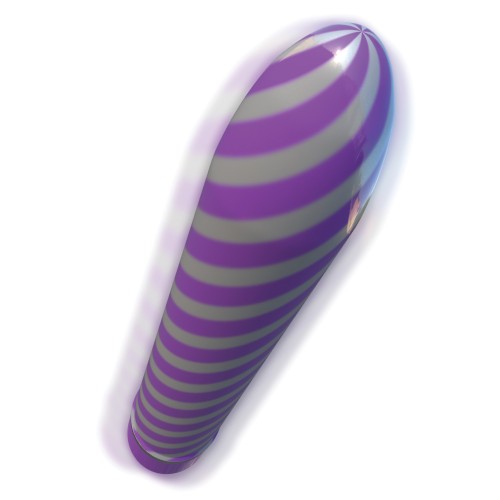 Vibrador Classix Sweet Swirl 8 Pulgadas Púrpura