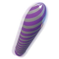 Vibrador Classix Sweet Swirl 8 Pulgadas Púrpura