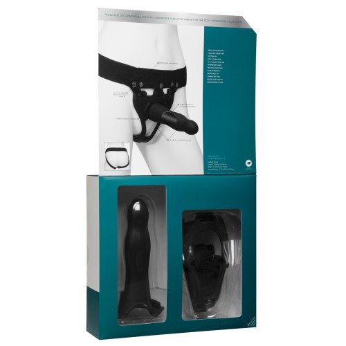 Cuerpo Extensiones Set Strap-On Be Daring - Negro