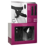 Unisex Vibrating Strap-On Play Set