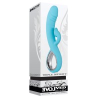 Evolved Triple Infinity Vibrator Teal