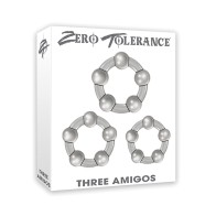 Zero Tolerance Three Amigos - Set de Anillos para el Pene