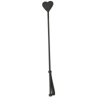 Spartacus Heart Brown Leather Crop - Sensual Riding Crop