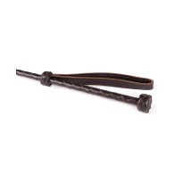 Spartacus Heart Brown Leather Crop - Sensual Riding Crop