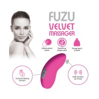 Fuzu Velvet Massager Neon Pink