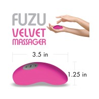 Fuzu Velvet Massager Neon Pink