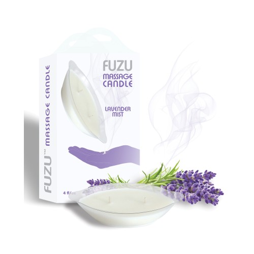 Fuzu Massage Candle Lavender Mist 4 oz