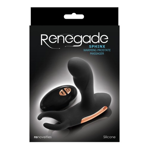 Renegade Sphinx Masajeador Prostático Calentador Negro