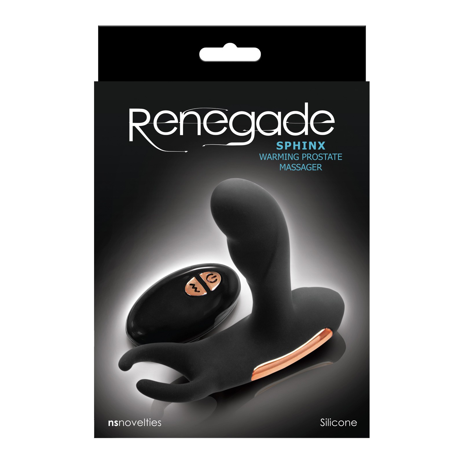 Renegade Sphinx Masajeador Prostático Calentador Negro