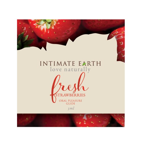 Intimate Earth Lubricant Fresh Strawberries - 3 ml Foil