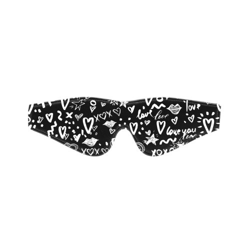 Shots Ouch Love Street Art Eye Mask - Stylish Mystery