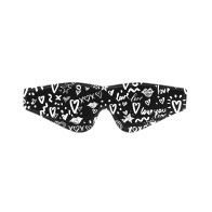 Shots Ouch Love Street Art Eye Mask - Stylish Mystery