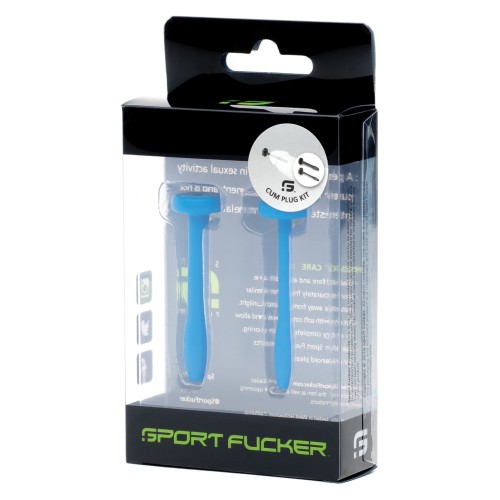 Sport Fucker Cum Plug Kit Blue