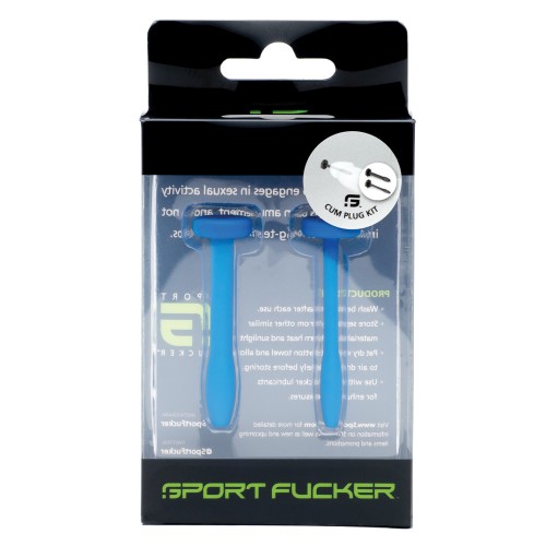 Sport Fucker Cum Plug Kit Blue