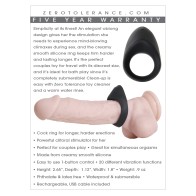 Anillo para el pene Zero Tolerance Night Rider Negro