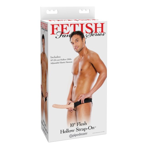 Strap-On Hueco de 10" Flesh para Fantasía