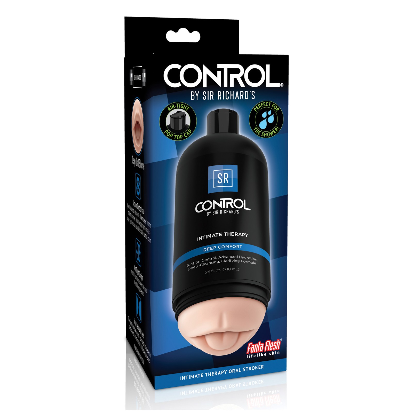 Sir Richards Control Oral Stroker - Shampoo Bottle Design