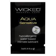 Lubricante Wicked Aqua Sensitive