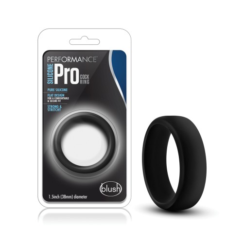 Anillo para el Pene Blush Performance Silicone Go Pro - Negro