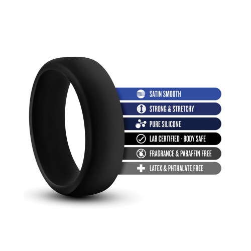 Anillo para el Pene Blush Performance Silicone Go Pro - Negro