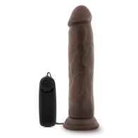 Blush Dr. Skin Dr. Throb 9.5" Cock with Suction Cup - Chocolate