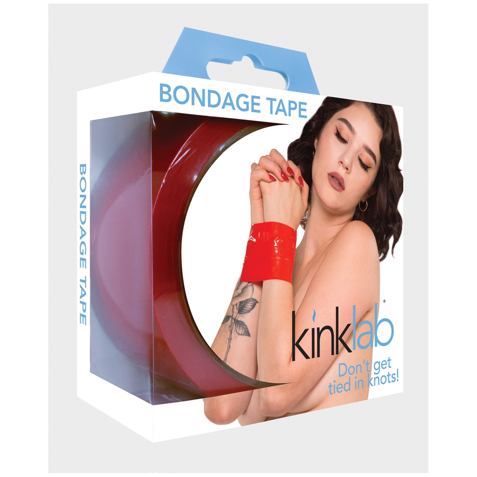 Kinklab Bondage Tape Red - Versatile BDSM Accessory