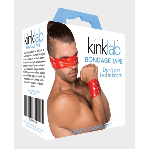 Kinklab Bondage Tape Red - Versatile BDSM Accessory