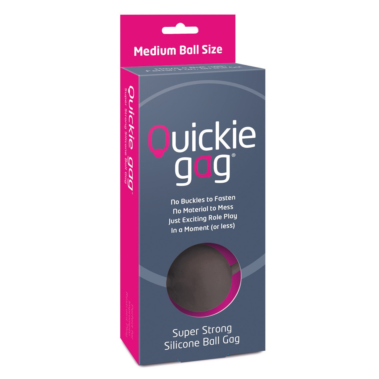 Quickie Medium Ball Gag Black