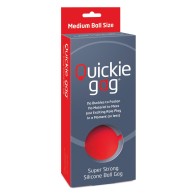 Quickie Medium Ball Gag Red