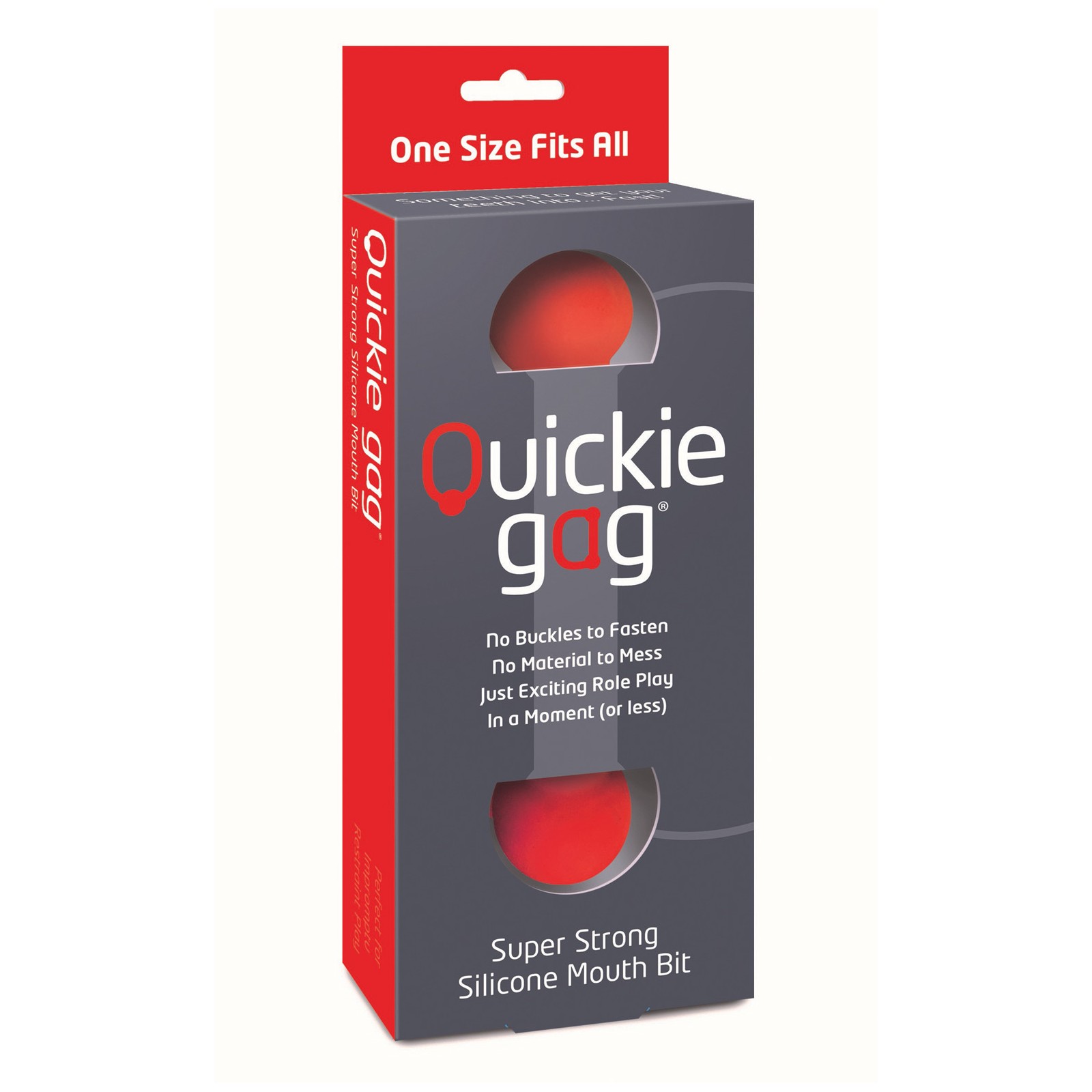 Gag Quickie Bit Rojo Talla Única