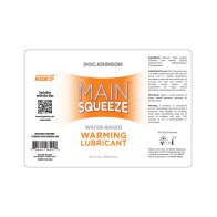 Lubricante Templado Main Squeeze - Botella de 3.4 oz