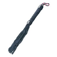 Flogger de Cuero Plesur de 15" para Juego de Impacto Sensorial