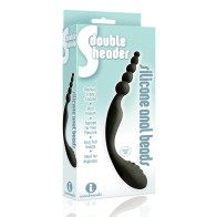 The 9's S Double Header Silicone Anal Beads