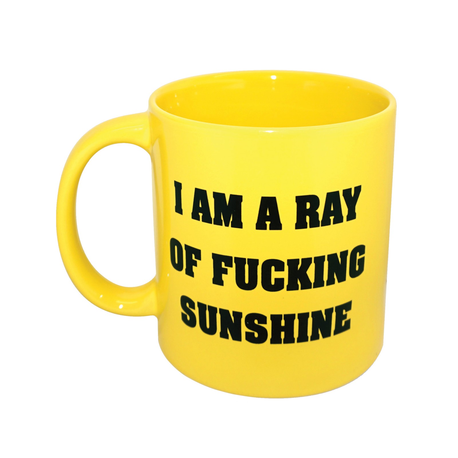 Attitude Mug I am a Ray of Sunshine - Yellow - Cheerful Drinkware